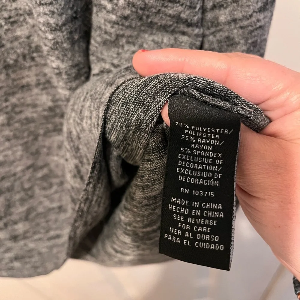Gray Pearl Embellished Women's Top - Picture 4 of 4